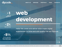 Tablet Screenshot of dipcode.com